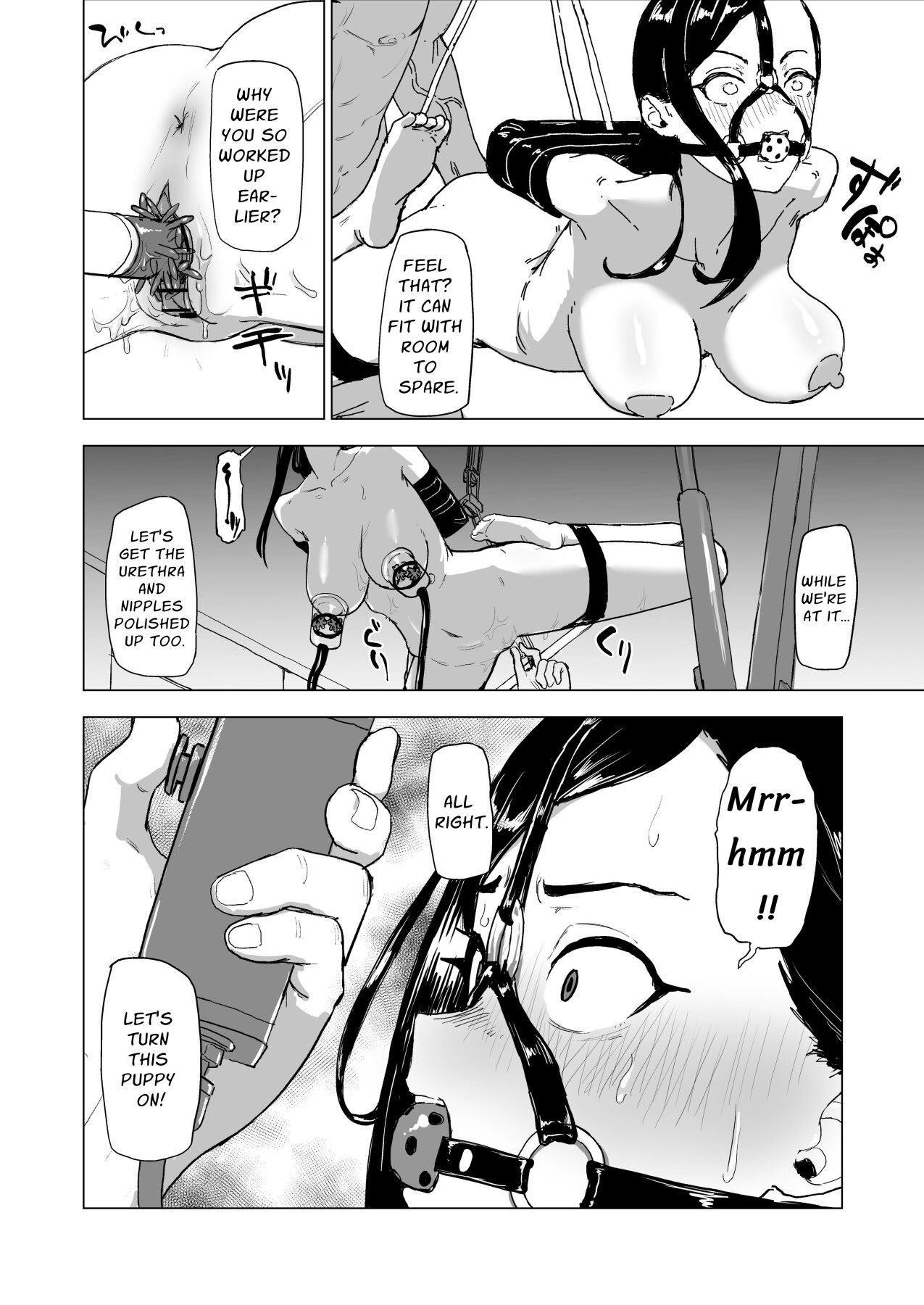 Hentai Manga Comic-Let's Make Our Brother's Girlfriend Do Some Masochistic Play-Read-14